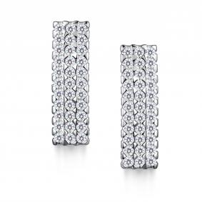 Серебряные серьги АЛЬКОР 02-4613/00КЦ-00 с фианитом 02-4613/00КЦ-00 фото