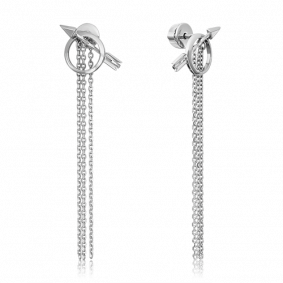 Серебряные серьги Platina 02-4618-00-000-0200-71 02-4618-00-000-0200-71 фото