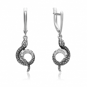 Серебряные серьги Platina 02-4657-00-000-0200-68 02-4657-00-000-0200-68 фото