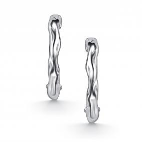 Серебряные серьги АЛЬКОР 02-4736/0000-00 02-4736/0000-00 фото