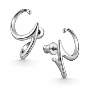 Серебряные серьги АЛЬКОР 02-4745/0000-00 02-4745/0000-00 фото