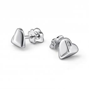 Серебряные серьги АЛЬКОР 02-4786/000Б-00 с бриллиантом 02-4786/000Б-00 фото