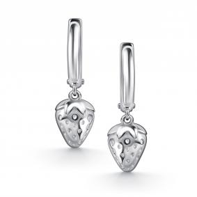 Серебряные серьги АЛЬКОР 02-4790/0000-00 02-4790/0000-00 фото