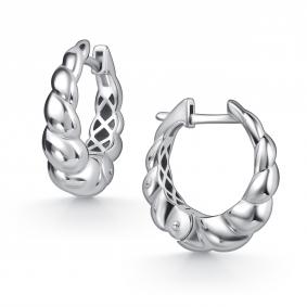 Серебряные серьги АЛЬКОР 02-4809/0000-00 02-4809/0000-00 фото