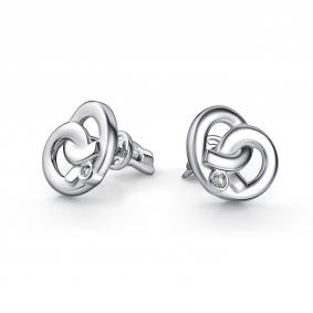 Серебряные серьги АЛЬКОР 02-4954/00КЦ-00 с фианитом 02-4954/00КЦ-00 фото