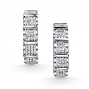 Серебряные серьги АЛЬКОР 02-5170/00КЦ-00 с фианитом 02-5170/00КЦ-00 фото