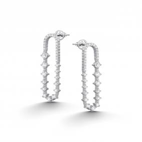 Серебряные серьги АЛЬКОР 02-5424/00КЦ-00 с фианитом 02-5424/00КЦ-00 фото