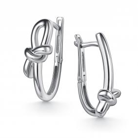 Серебряные серьги АЛЬКОР 02-5487/0000-00 02-5487/0000-00 фото