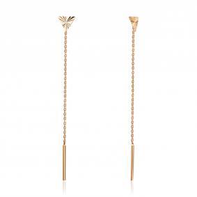 Золотые серьги Platina 02-5572-00-000-1110 02-5572-00-000-1110 фото