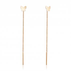 Золотые серьги Platina 02-5574-00-000-1110 02-5574-00-000-1110 фото