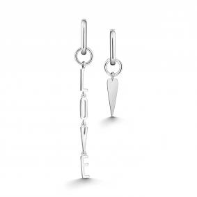 Серебряные серьги-трансформеры АЛЬКОР 02-5603/0000-00 02-5603/0000-00 фото