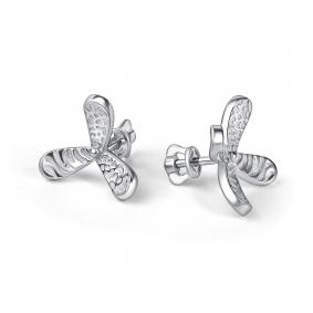 Серебряные серьги АЛЬКОР 02-5676/0000-00 02-5676/0000-00 фото