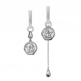 Серебряные серьги-трансформеры АЛЬКОР 02-5729/0000-00 02-5729/0000-00 фото