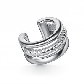 Одиночная серьга из серебра АЛЬКОР 02-5861/0000-00 02-5861/0000-00 фото