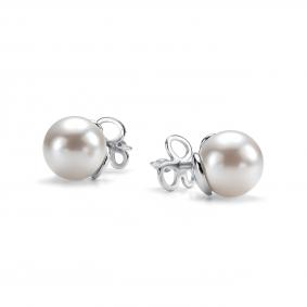 Серебряные серьги АЛЬКОР 02-5930/0ЖСВ-00 с жемчугом 02-5930/0ЖСВ-00 фото
