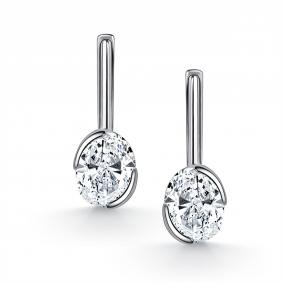 Серебряные серьги АЛЬКОР 02-6027/00КЦ-00 с фианитом 02-6027/00КЦ-00 фото