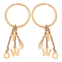 Золотые серьги-трансформеры Золотые узоры 02-6910 02-6910 фото