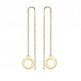 Золотые серьги Золотые узоры 02-8442 02-8442 фото