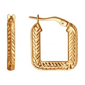 Золотые серьги SOKOLOV 0200054 0200054 фото