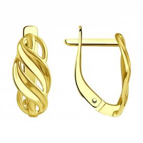 Серьги из лимонного золота SOKOLOV 0200105-2 0200105-2 фото