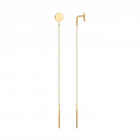 Золотые серьги SOKOLOV 0200140 0200140 фото