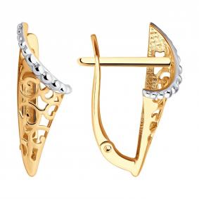 Золотые серьги SOKOLOV 0200245 0200245 фото