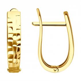 Серьги из лимонного золота SOKOLOV 0200247-2 0200247-2 фото