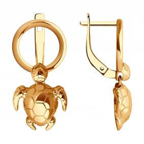 Золотые серьги SOKOLOV 0200327 0200327 фото