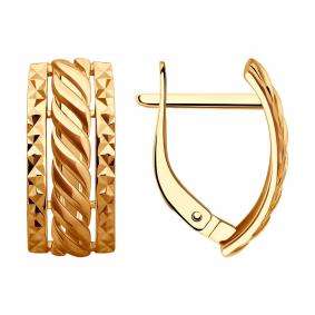 Золотые серьги SOKOLOV 0200328 0200328 фото