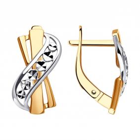 Золотые серьги SOKOLOV 0200352 0200352 фото