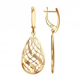 Золотые серьги SOKOLOV 0200389 0200389 фото