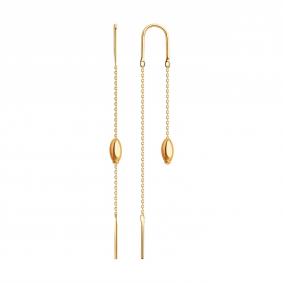 Золотые серьги SOKOLOV 0200402 0200402 фото