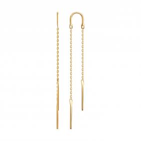 Золотые серьги SOKOLOV 0200525 0200525 фото