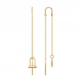 Золотые серьги SOKOLOV 0200553 0200553 фото