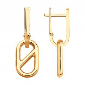 Золотые серьги-трансформеры SOKOLOV 0200693 0200693 фото