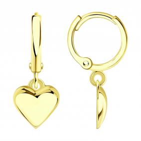 Серьги из лимонного золота SOKOLOV 0200706-2 0200706-2 фото