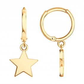 Золотые серьги SOKOLOV 0200740 0200740 фото