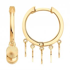 Золотые серьги SOKOLOV 0200762 0200762 фото