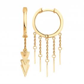 Золотые серьги SOKOLOV 0200764 0200764 фото