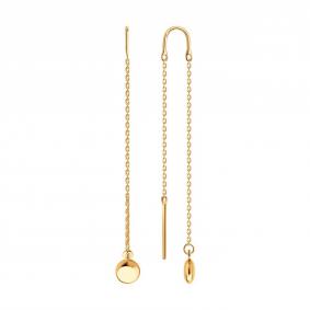 Золотые серьги SOKOLOV 0200765 0200765 фото