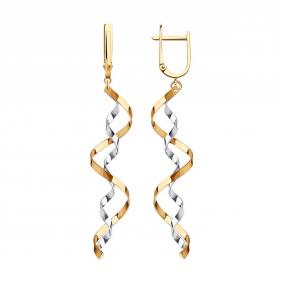 Золотые серьги SOKOLOV 021182 021182 фото