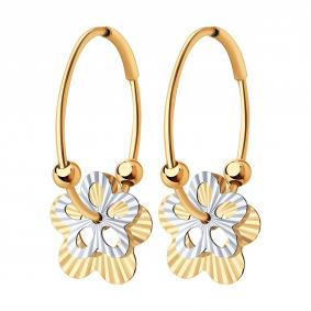 Золотые серьги SOKOLOV 021326 021326 фото