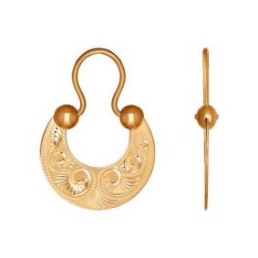 Золотые серьги SOKOLOV 024257 024257 фото