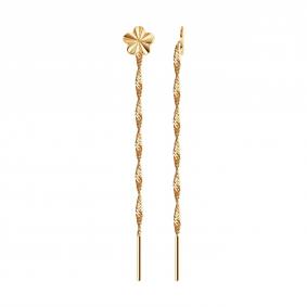 Золотые серьги SOKOLOV 024389 024389 фото