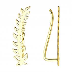 Серьги из лимонного золота SOKOLOV 026579-2 026579-2 фото