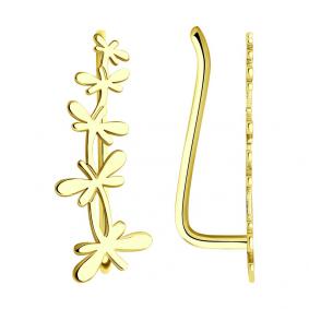 Серьги из лимонного золота SOKOLOV 026583-2 026583-2 фото