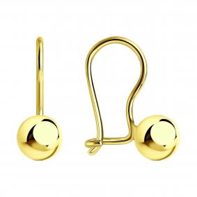 Серьги из лимонного золота SOKOLOV 026752-2 026752-2 фото