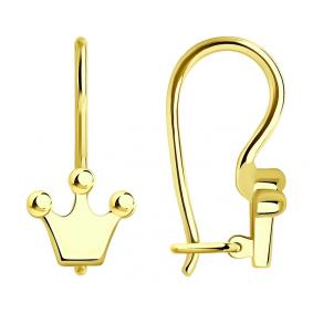 Серьги из лимонного золота SOKOLOV 027026-2 027026-2 фото