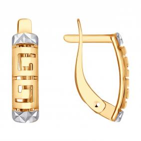 Золотые серьги SOKOLOV 027173 027173 фото