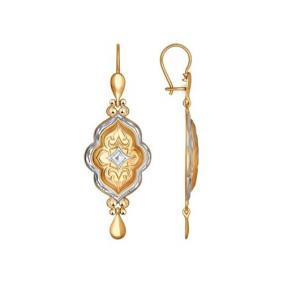 Золотые серьги SOKOLOV 027417 027417 фото